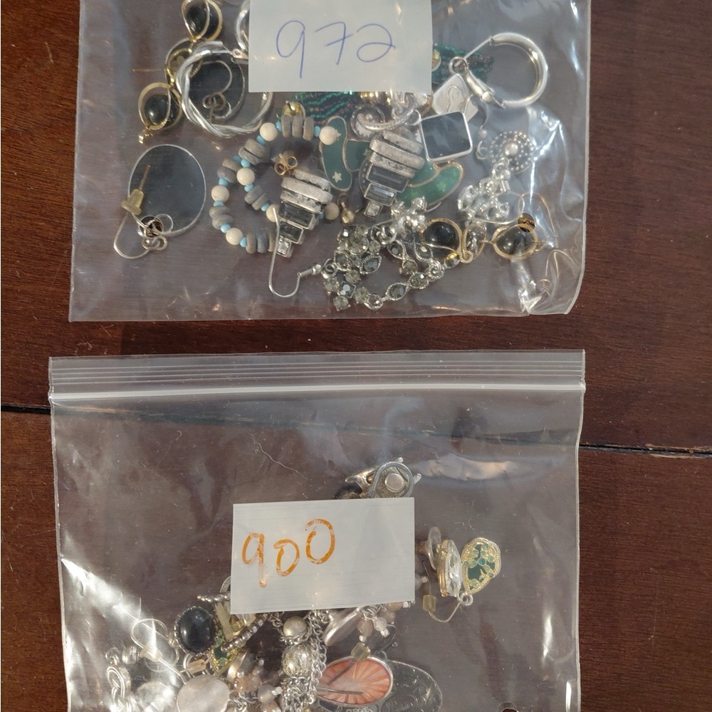 Assorted Jewelry Lot of Earrings All Shapes and Styles